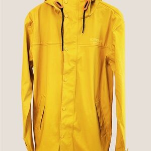 Icewear Iceland Yellow Rubberized Raincoat Jacket Size M